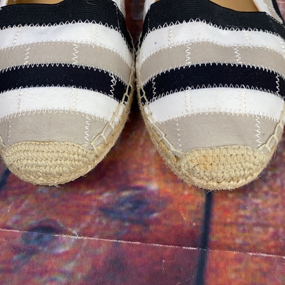 Coastal Striped Neutral Espadrilles by Adrienne Vittadini - Picture 8 of 12